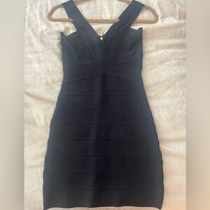 Bebe Black Bandage Dress Size XS